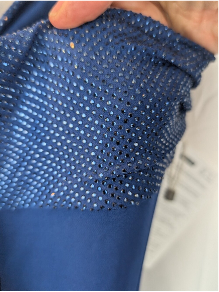 Alexandre Vauthier Strapless Crystal-Embellished Stretch-Jersey Gown In Blue — image 8 of 8